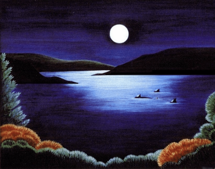 Moonlight Bay painting